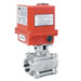 Ball Valves with Electric Actuator 24 VAC,3 pc,EL-158, 3 Piece Electric Automation Ball Valves 24 VAC, Full Bore, 1000 psi